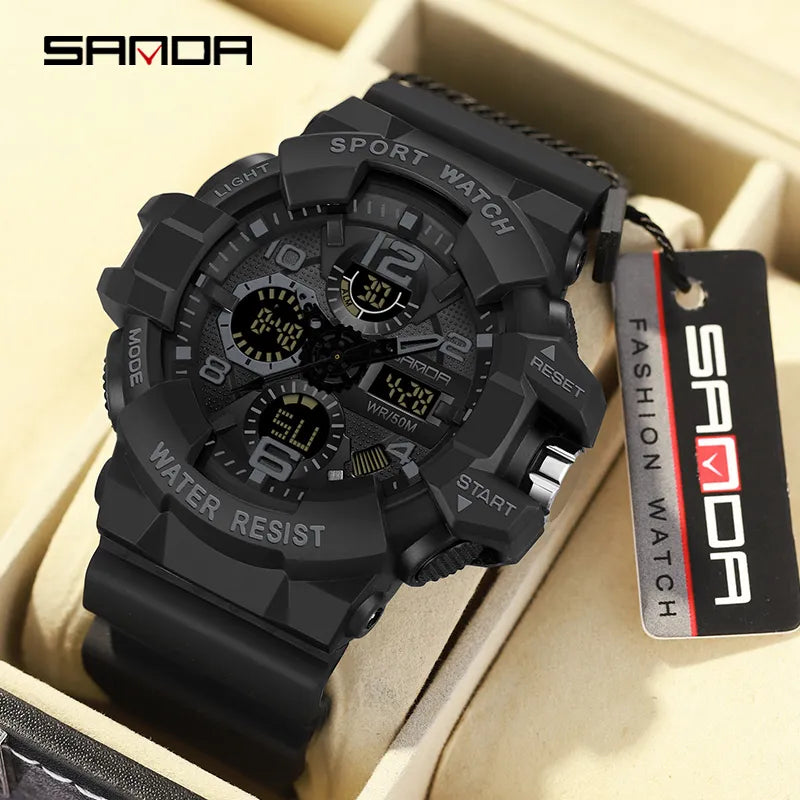 Military Digital Sports Watch