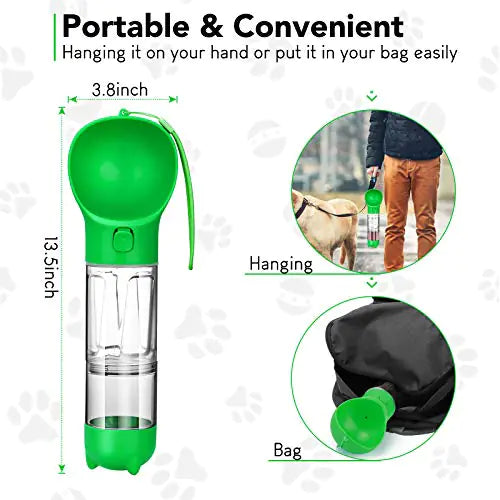 Portable Water & Snack Dog Bottle
