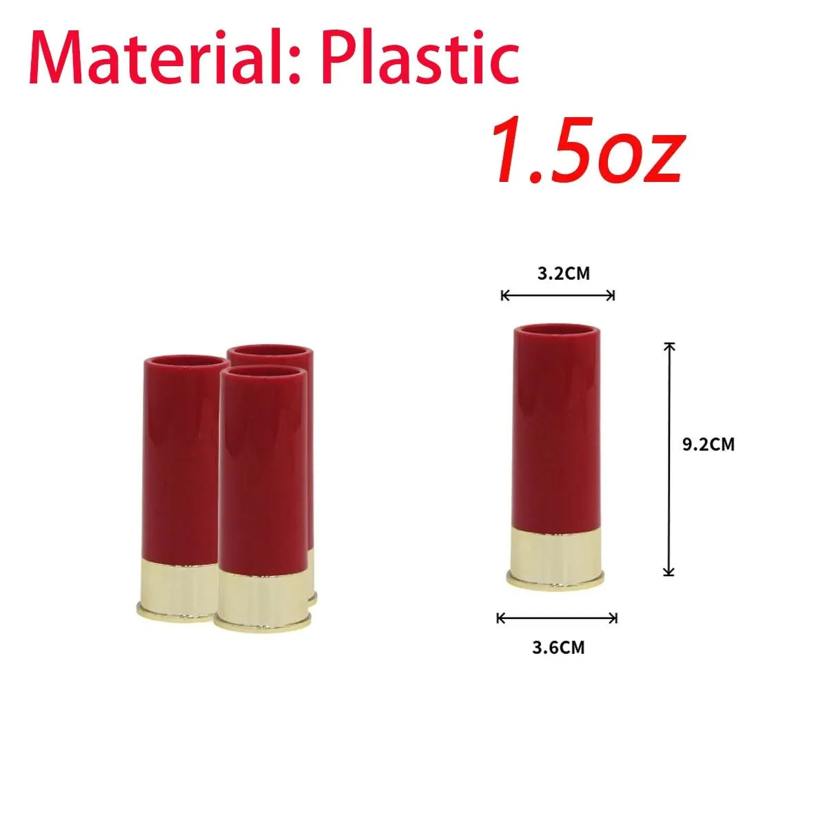 12 Gauge Shotgun Drinking Cups