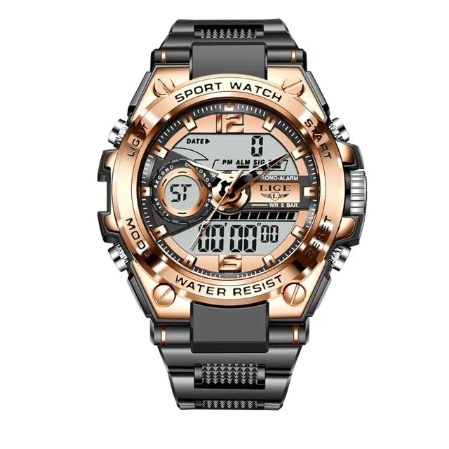 Military Digital 50m Waterproof Wristwatch