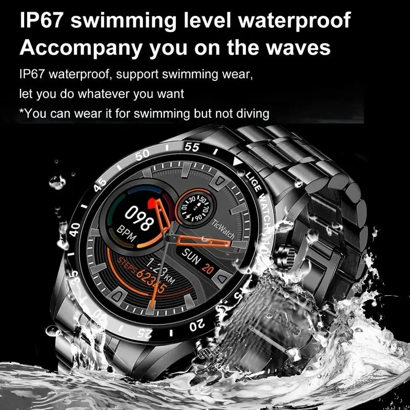 Smart Touch Screen Waterproof Watch
