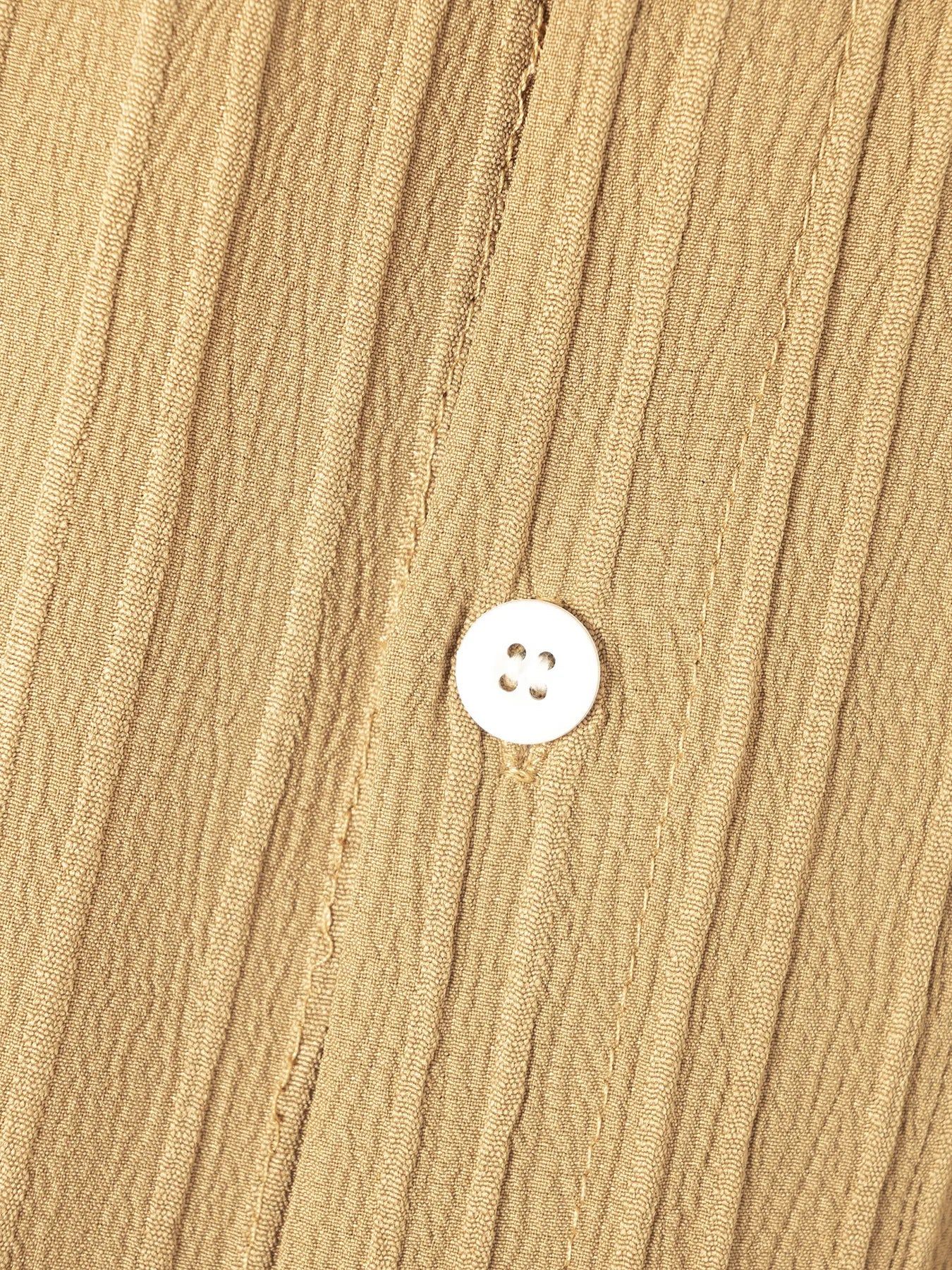 Cotton And Linen Stripes Polo Shirt