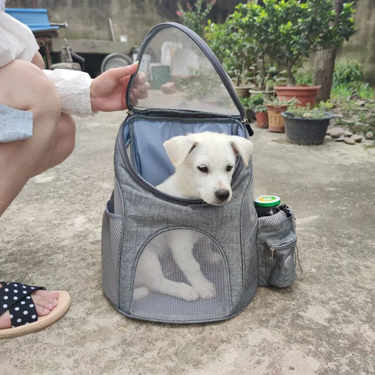 Portable Mesh Dog Carry Bag