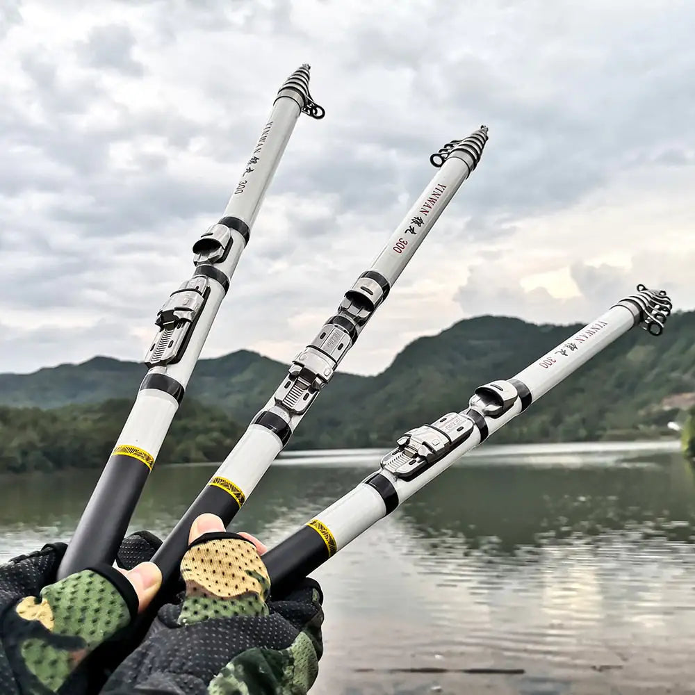 Premium Compactable Carbon Fishing Rod