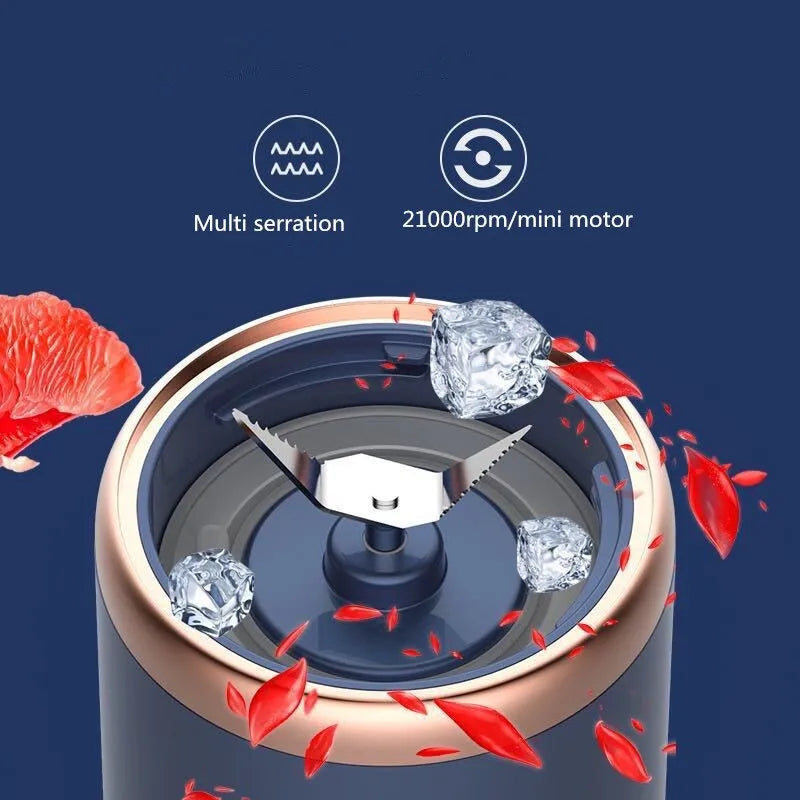 Portable Electric Stainless Steel Juicer