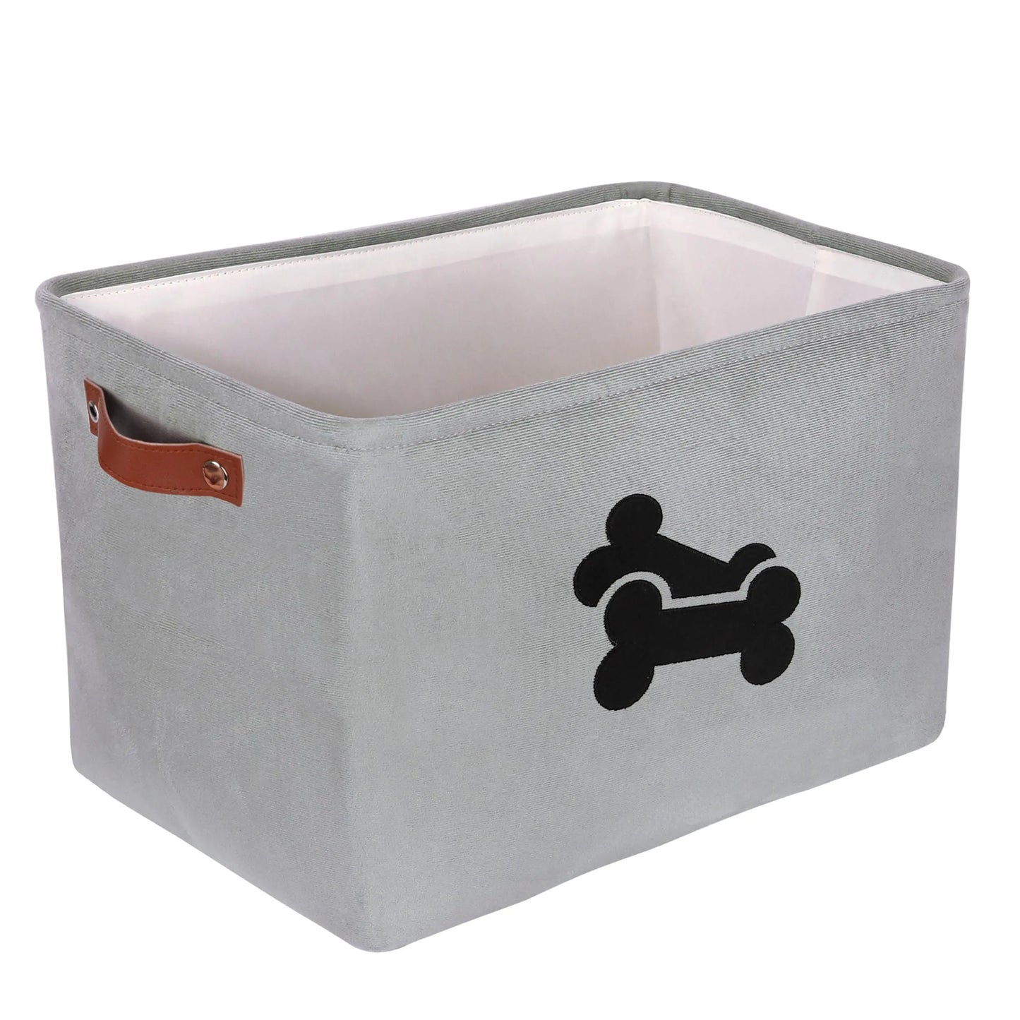 Soft Velvet Collapsible Toy Bin