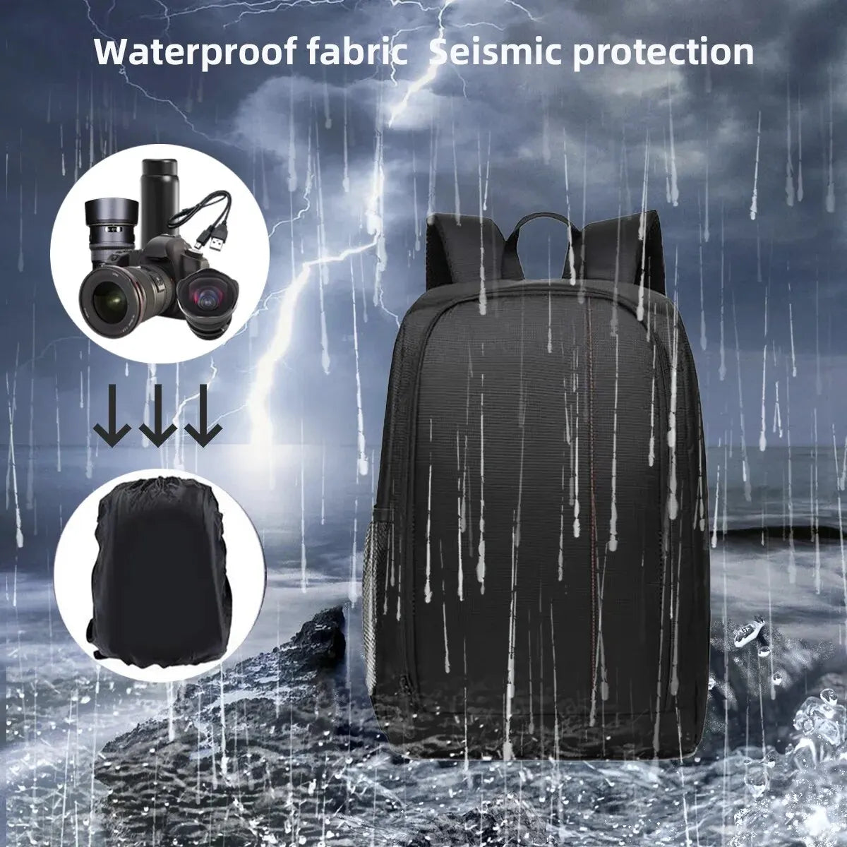 Waterproof Camera Backpack