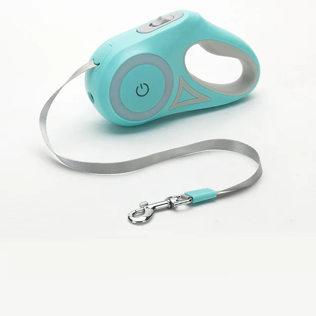 Retractable Dog Leash with Flashlight