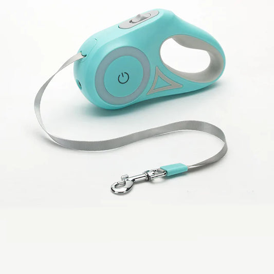 Retractable Dog Leash with Flashlight