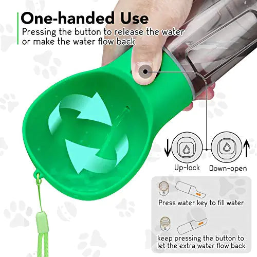Portable Water & Snack Dog Bottle