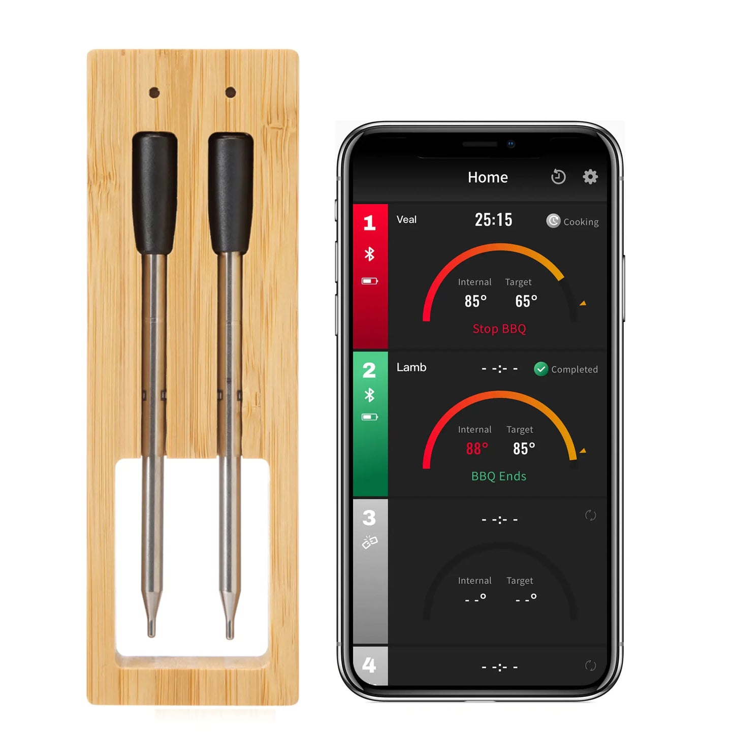 Two Wireless Food Thermometers