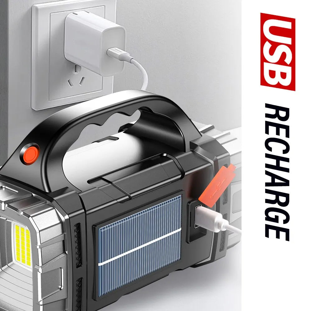 High Power Rechargeable LED Flashlight