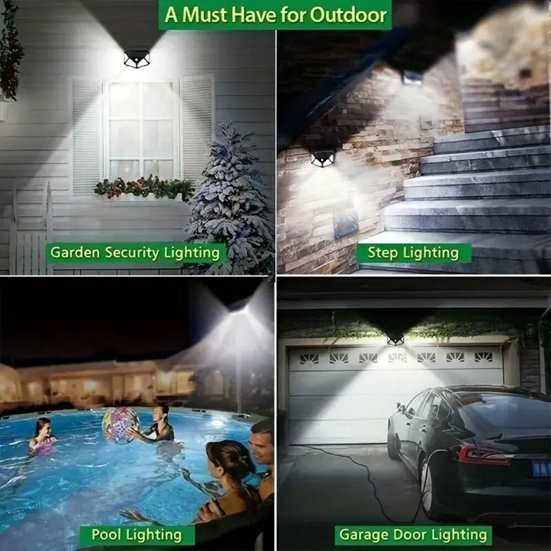 Outdoor Solar Motion Sensor Wall Lights