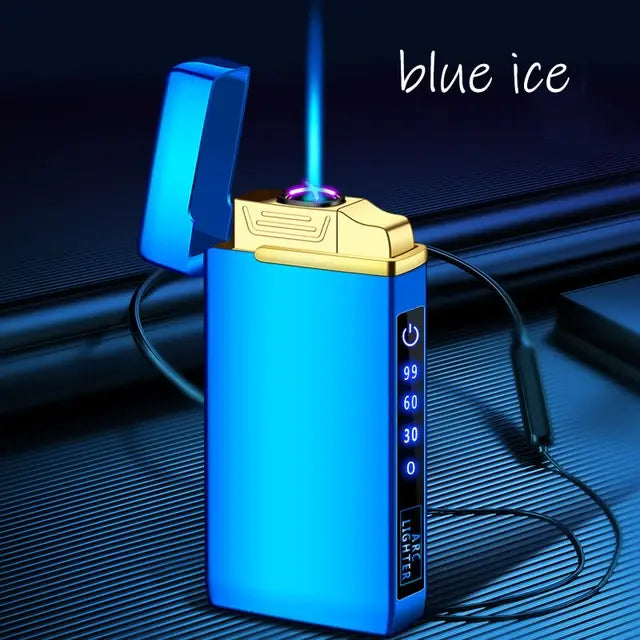 Dual Arc Windproof Rechargeable Butane Lighter