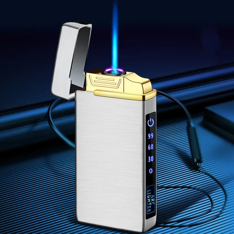 Dual Arc Windproof Rechargeable Butane Lighter