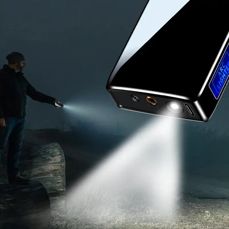 Dual Arc Windproof Rechargeable Butane Lighter