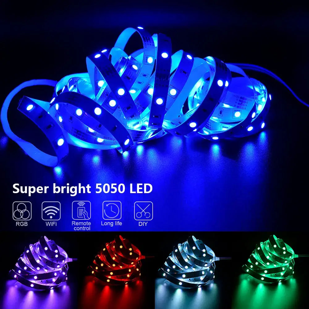 50ft LED RGB Strip Lights