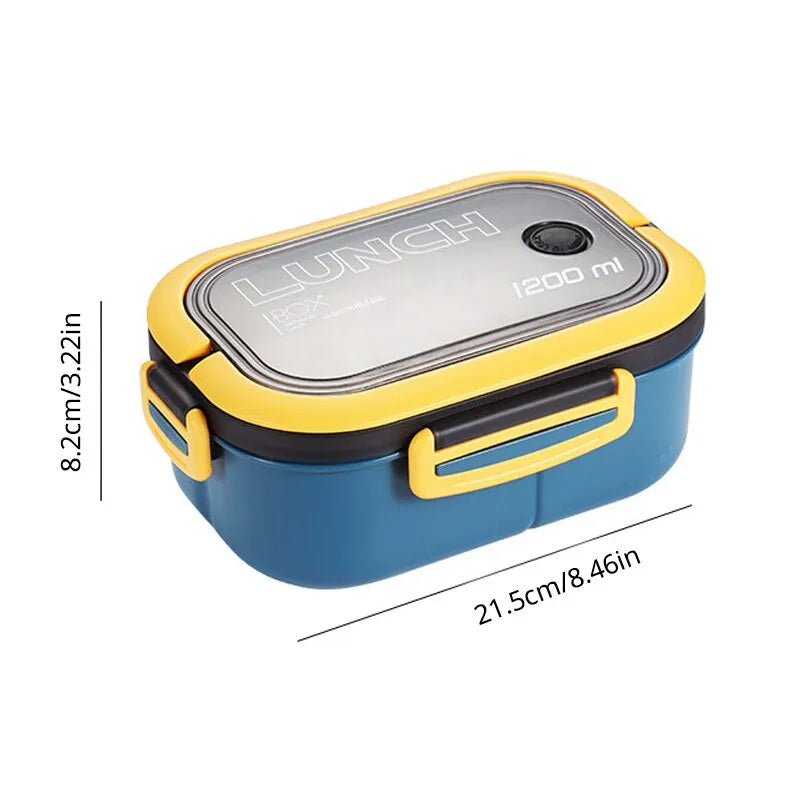Portable Double Layer Lunch Box