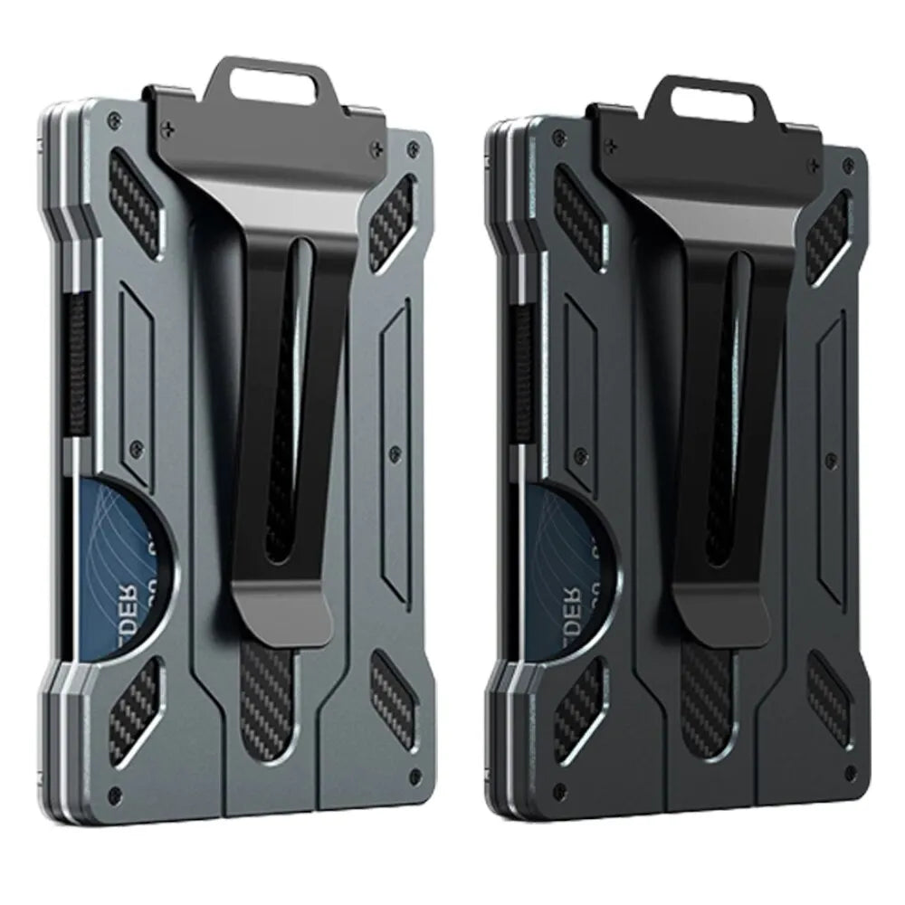 Men's Tactical Aluminum Mini Magic Wallet