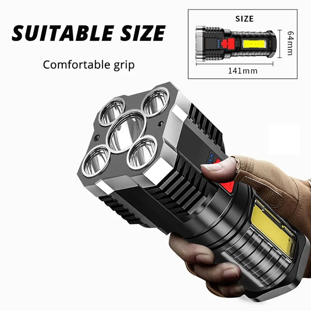5 LED High Power Flashlight