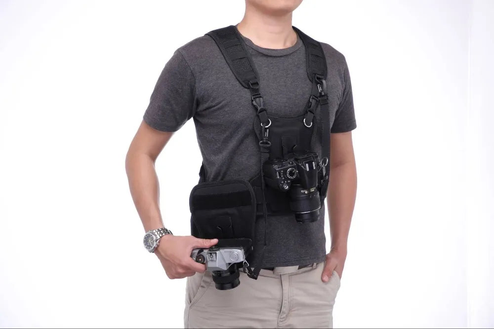 Dual Camera Carrying Chest Vest