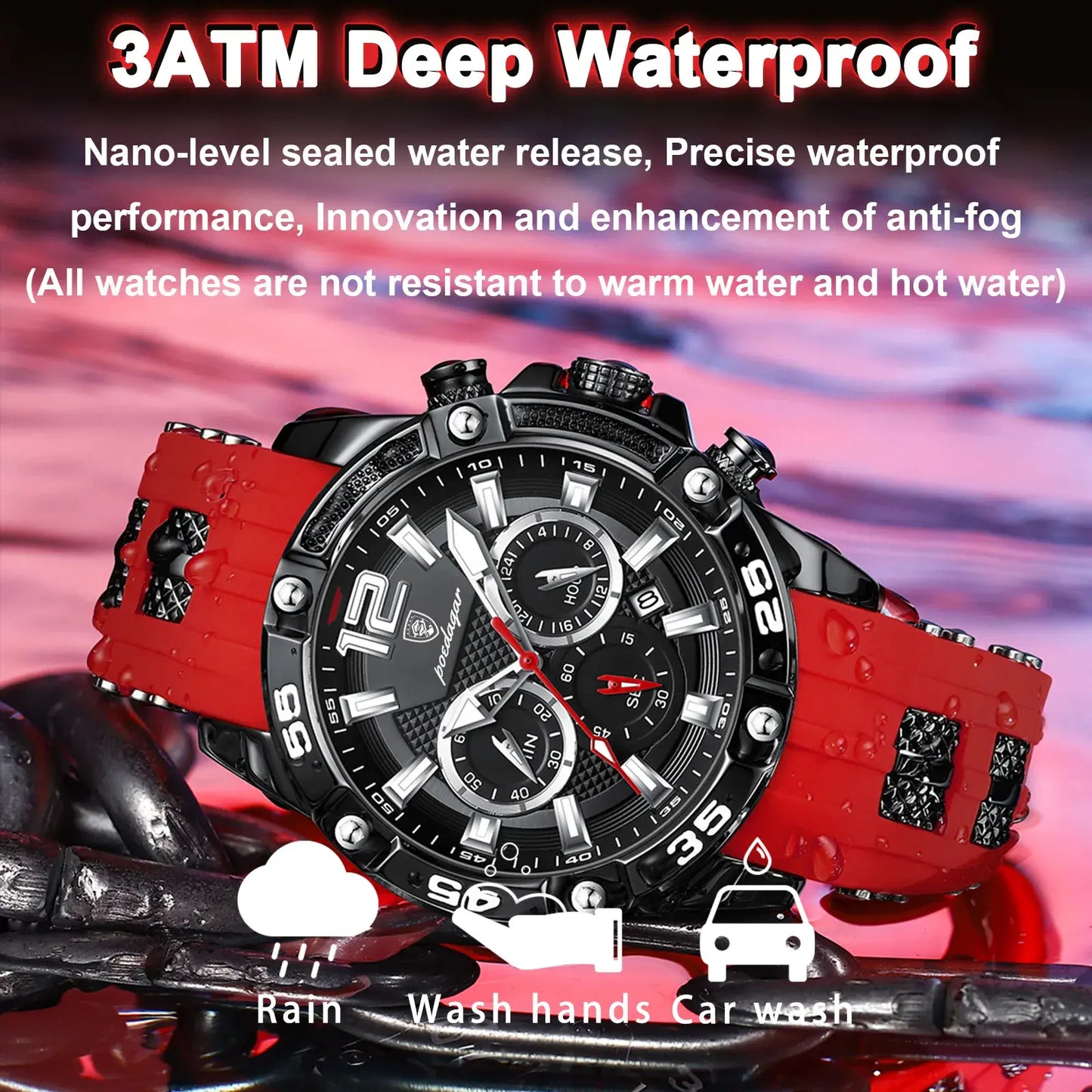 Men's Luxury Waterproof Military Quartz Watch