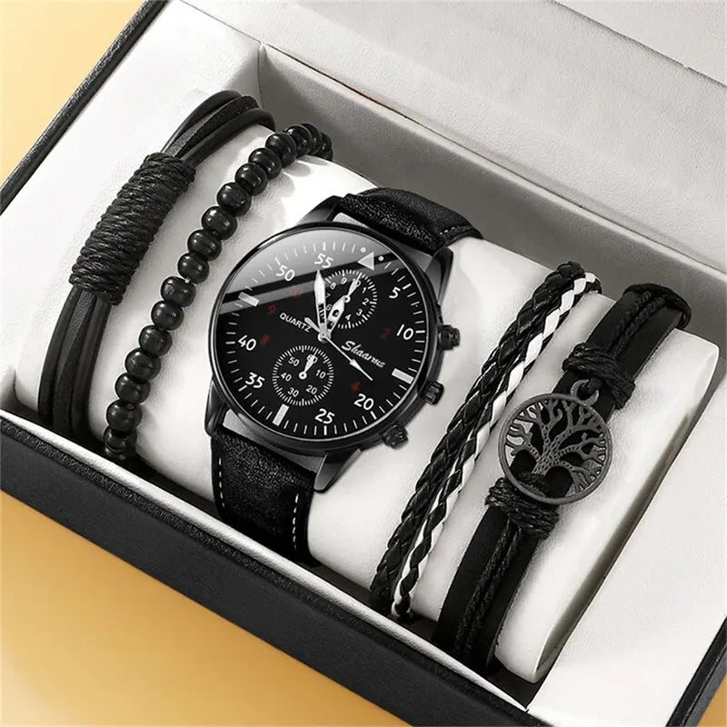 Men's Watch & Band Gift Set