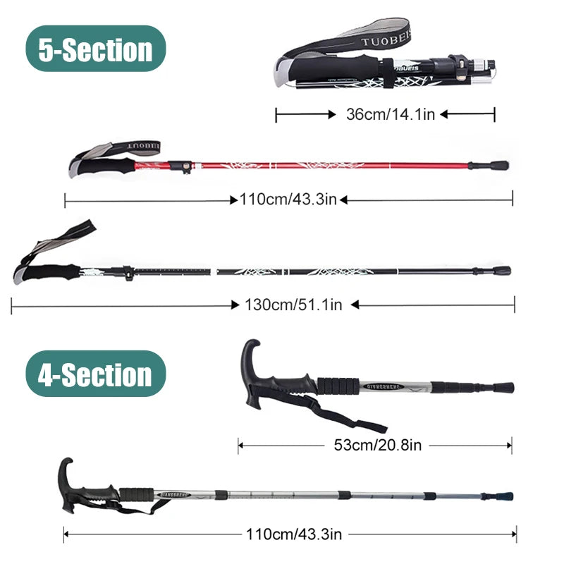 Outdoor Trekking Poles with Bag