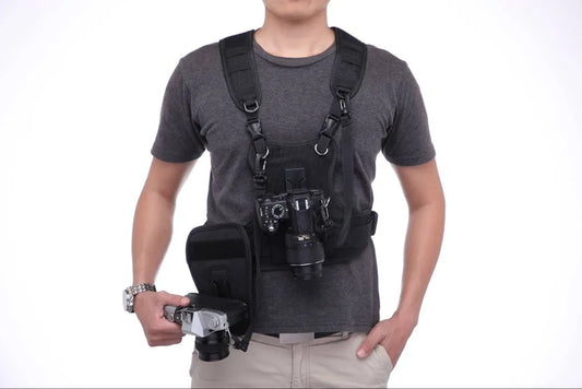 Dual Camera Carrying Chest Vest