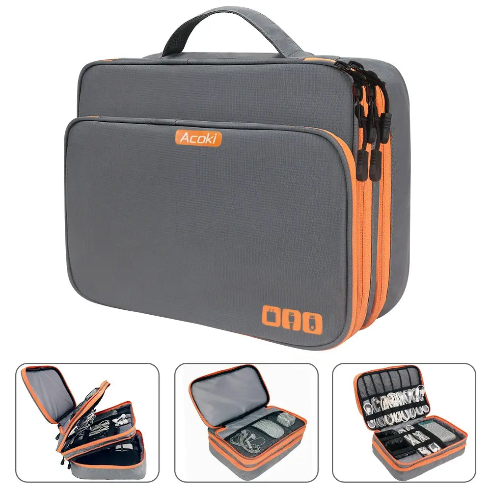 Multi Layer Electronic Accessories Organizer
