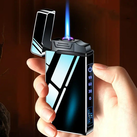 Dual Arc Windproof Rechargeable Butane Lighter