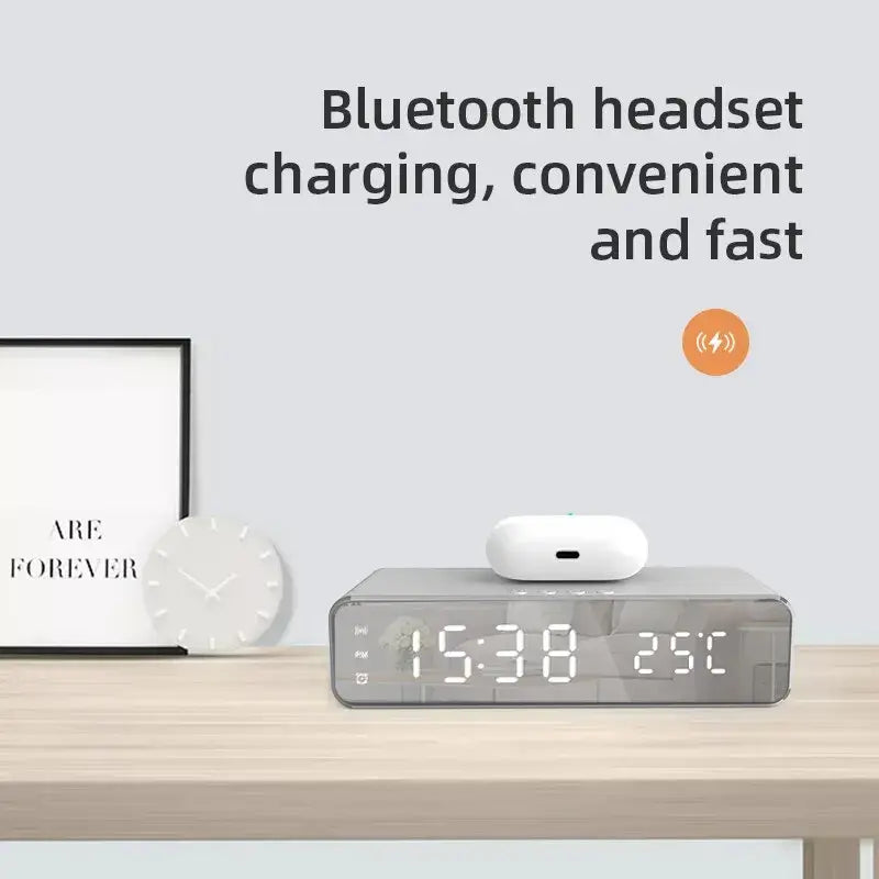 LED Alarm Clock with Charging Station
