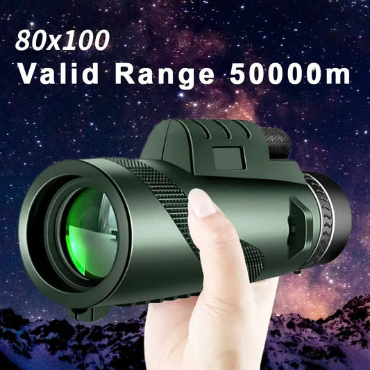 HD Long Range Binoculars With Tripod Phone Clip