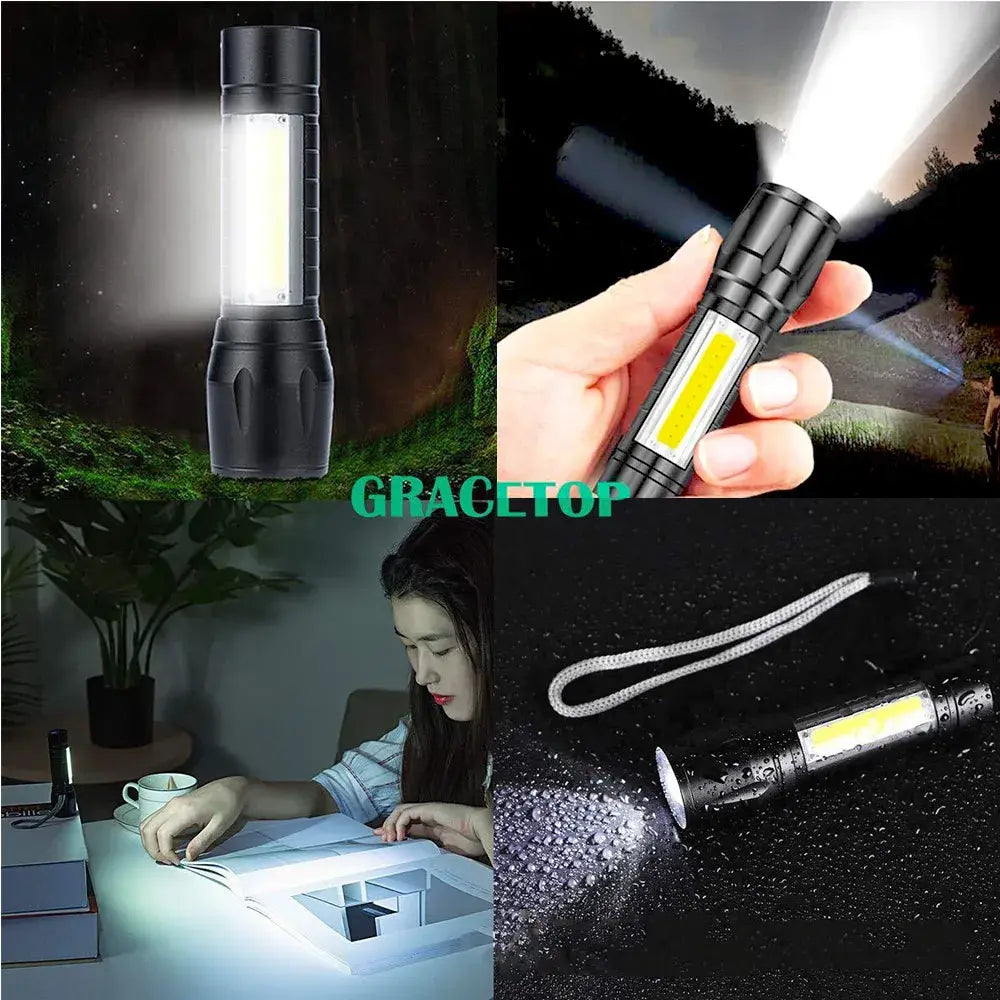 Mini LED Camping Flashlight Lamp